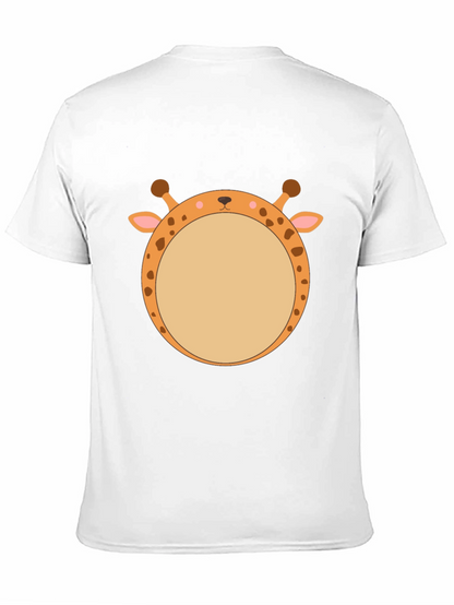 Giraffe Face T-Shirt - Unique Animal Graphic Tee