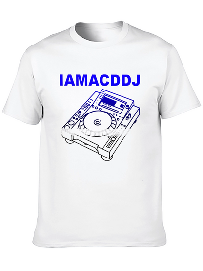 IAMACDDJ Black Graphic T-Shirt