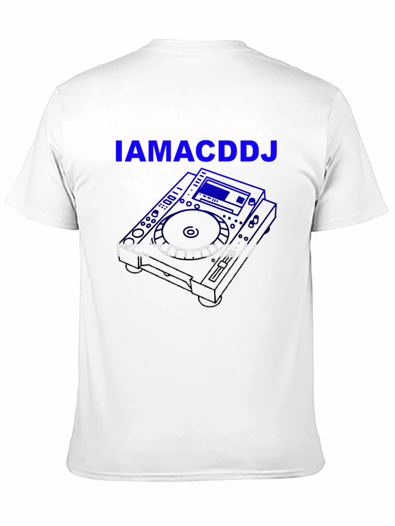 IAMACDDJ Black Graphic T-Shirt