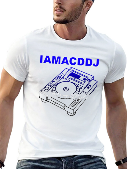 IAMACDDJ Black Graphic T-Shirt
