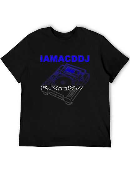 IAMACDDJ Black Graphic T-Shirt