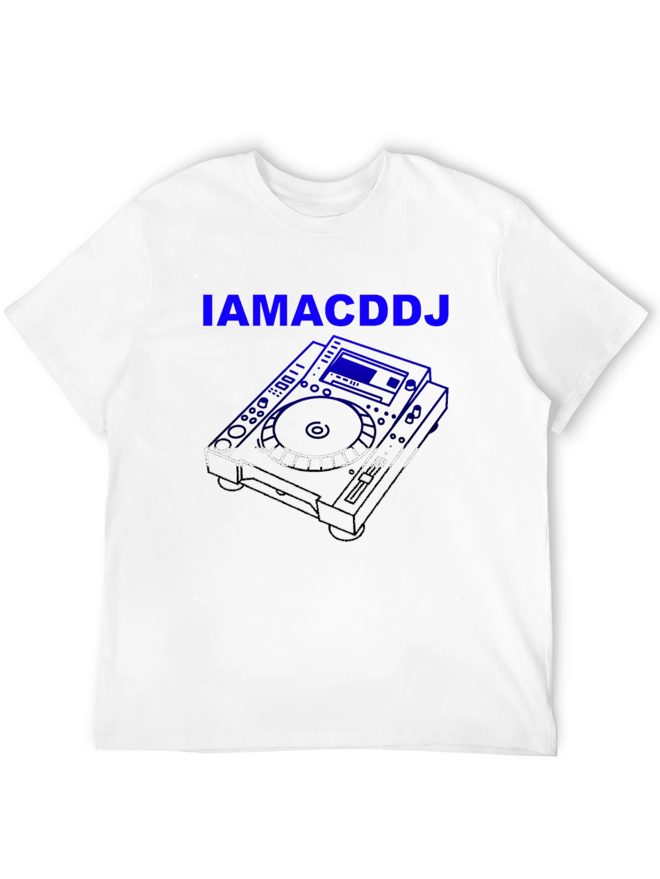 IAMACDDJ Black Graphic T-Shirt