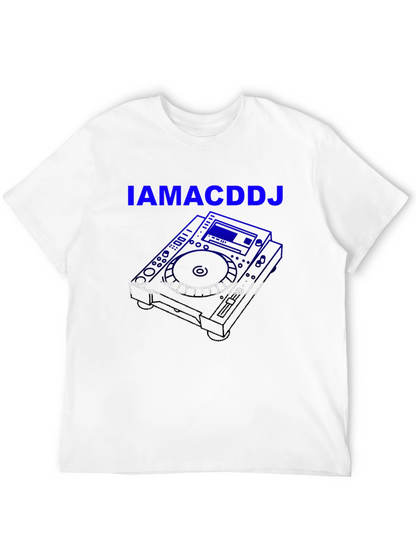 IAMACDDJ Black Graphic T-Shirt