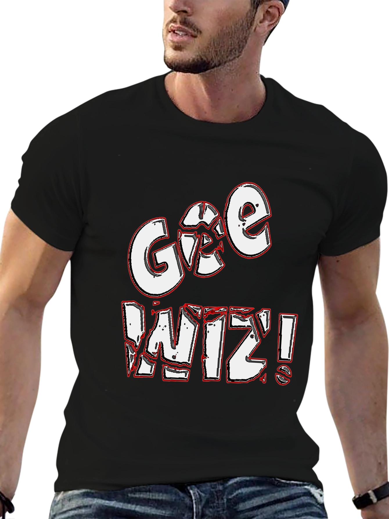 Gee Wiz! Graphic T-Shirt - Quirky Casual Wear