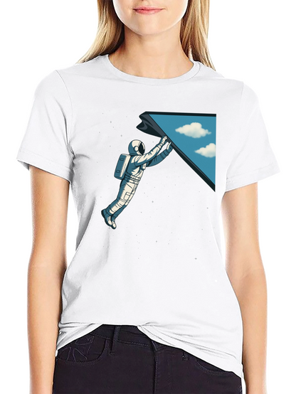 Astronaut Space Portal T-Shirt - Premium Graphic Tee