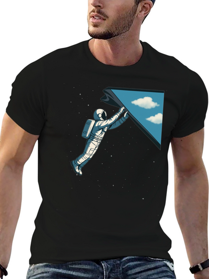 Astronaut Space Portal T-Shirt - Premium Graphic Tee