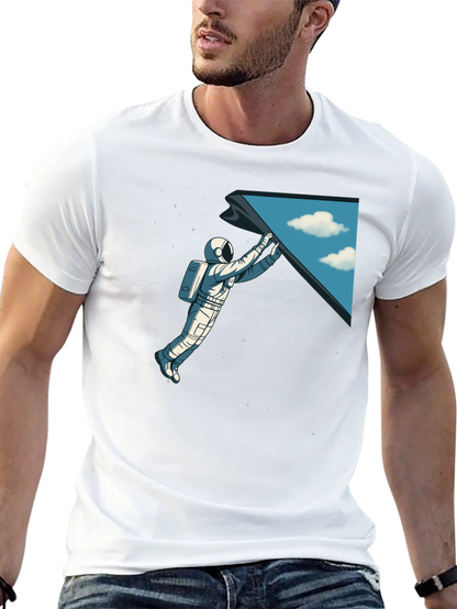 Astronaut Space Portal T-Shirt - Premium Graphic Tee