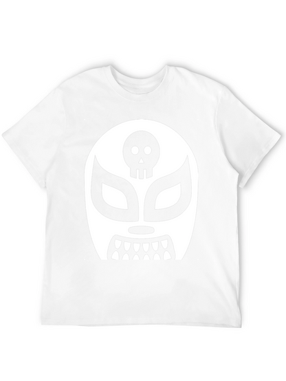 Lucha Libre Skull Mask Graphic T-Shirt