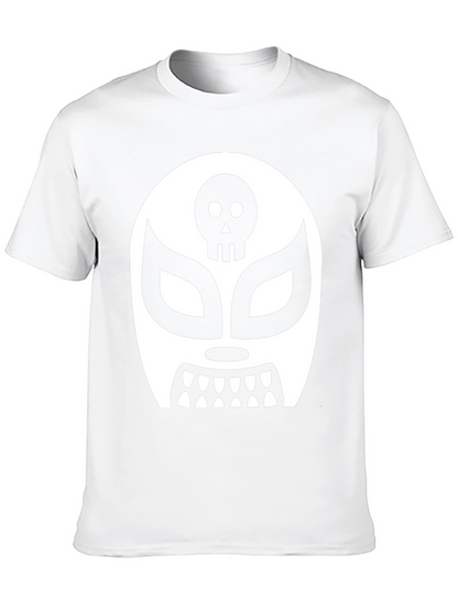 Lucha Libre Skull Mask Graphic T-Shirt