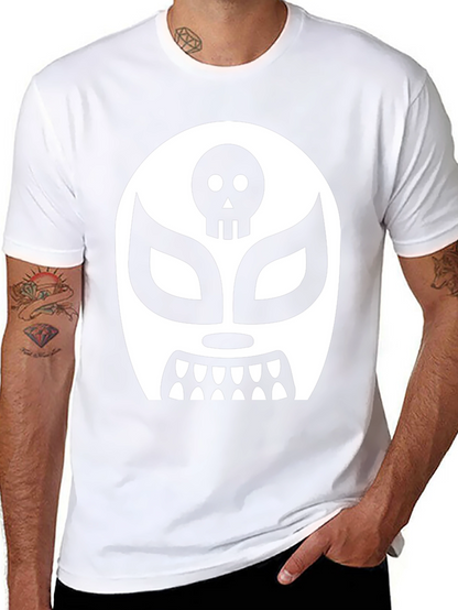 Lucha Libre Skull Mask Graphic T-Shirt