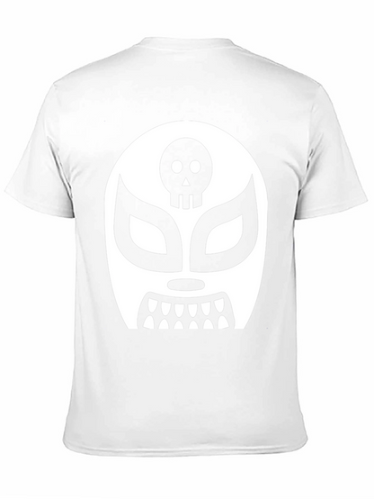 Lucha Libre Skull Mask Graphic T-Shirt