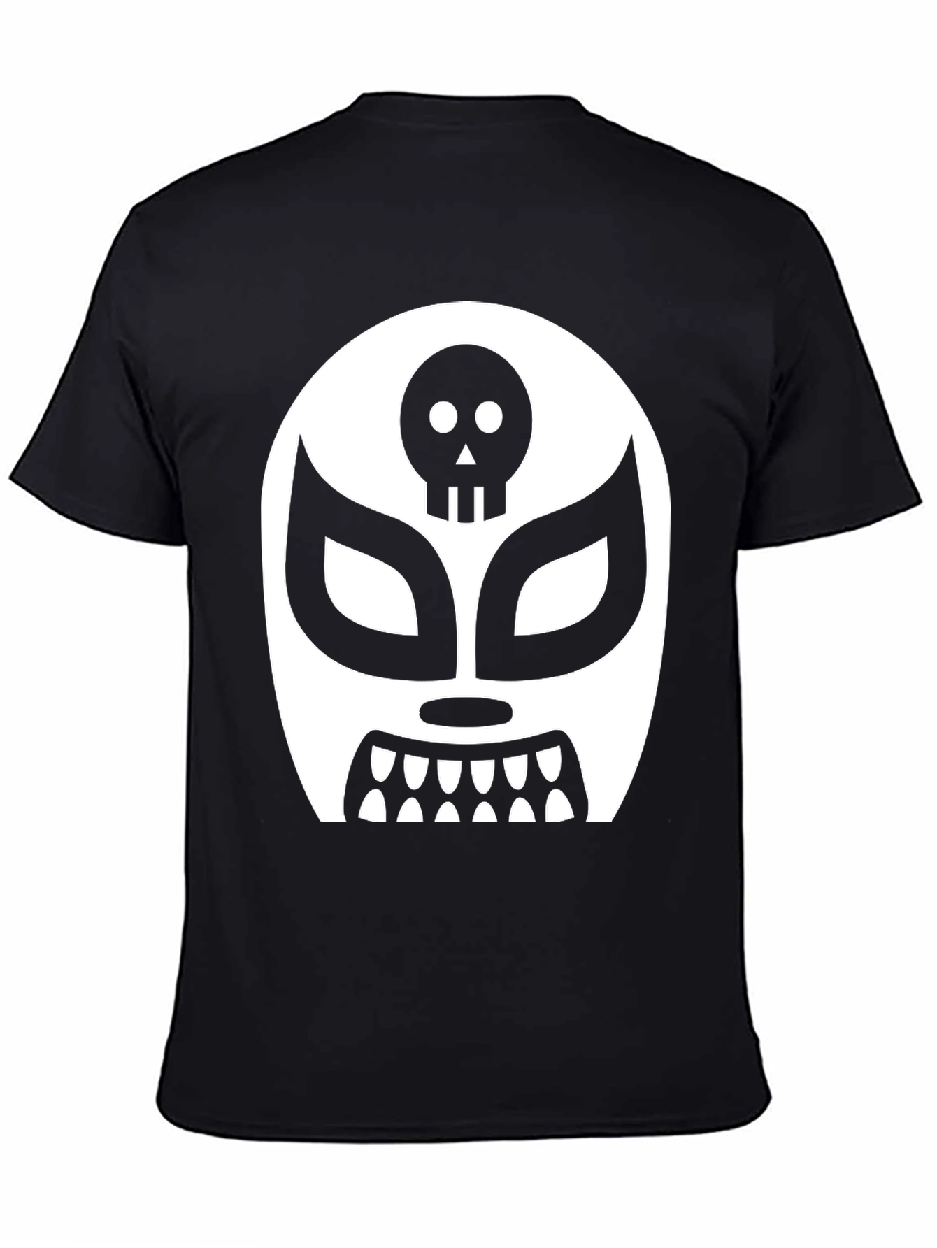 Lucha Libre Skull Mask Graphic T-Shirt