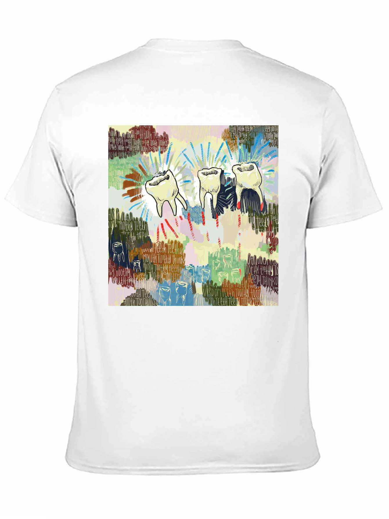 Wisdom Teeth Graphic Print T-Shirt