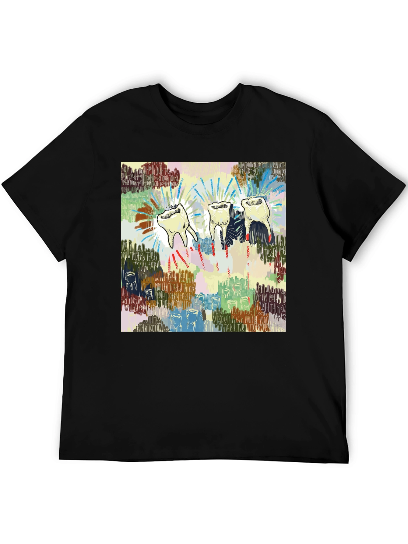 Wisdom Teeth Graphic Print T-Shirt