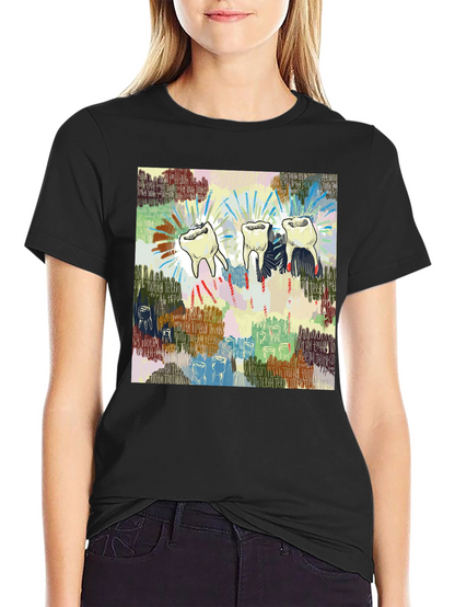 Wisdom Teeth Graphic Print T-Shirt