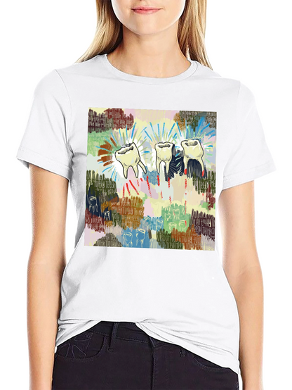Wisdom Teeth Graphic Print T-Shirt