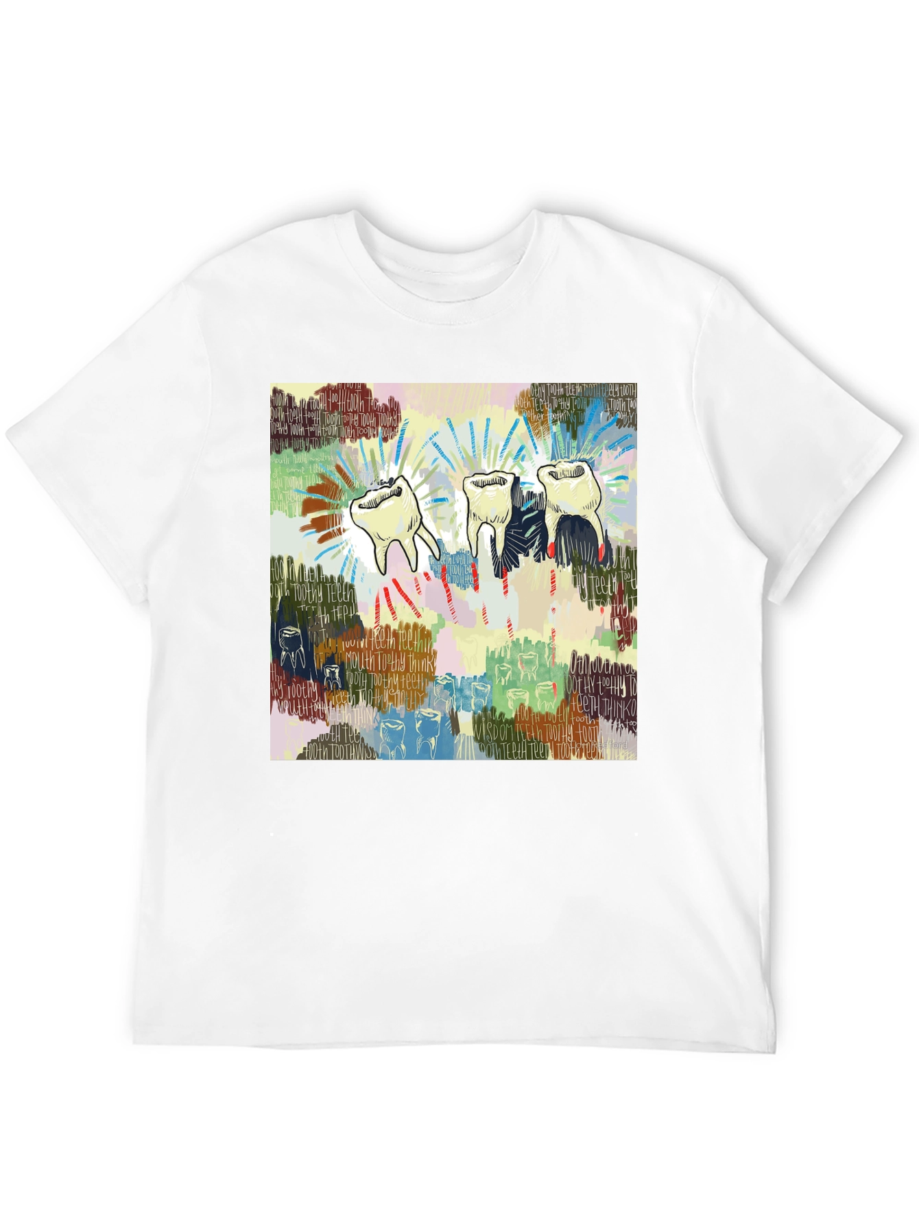 Wisdom Teeth Graphic Print T-Shirt