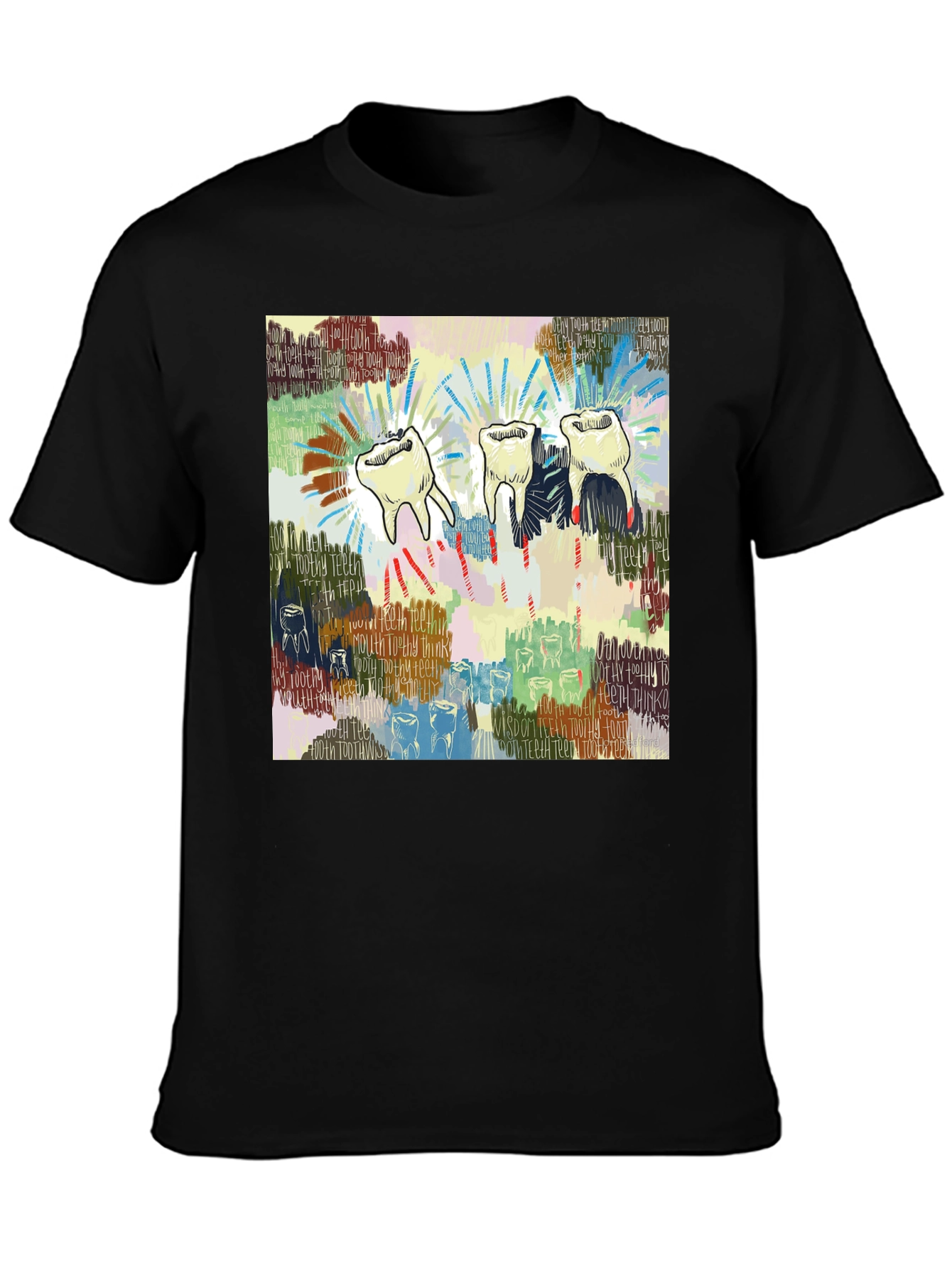 Wisdom Teeth Graphic Print T-Shirt