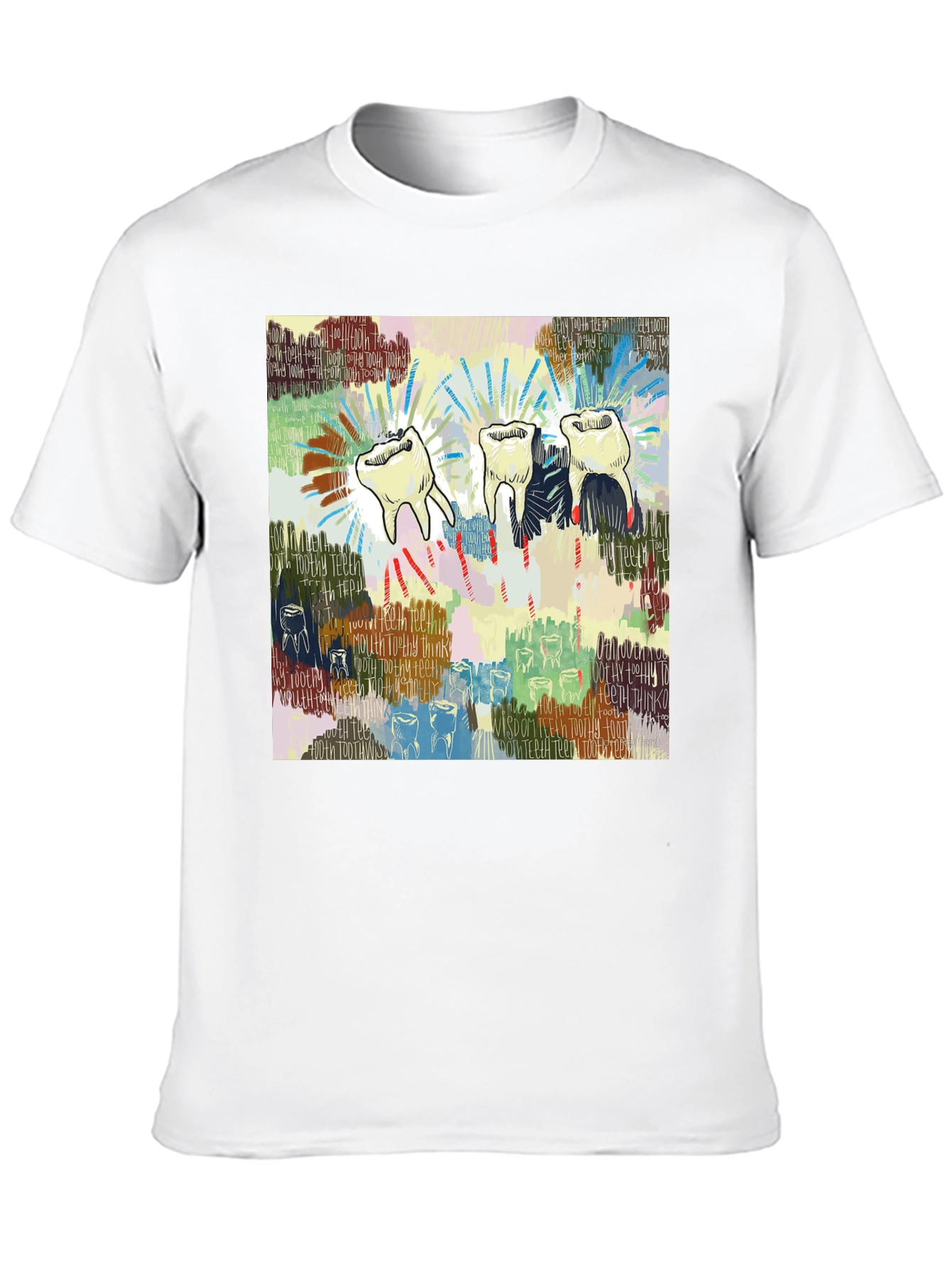 Wisdom Teeth Graphic Print T-Shirt
