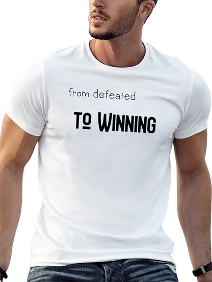 Motivational To Winning Black T-Shirt