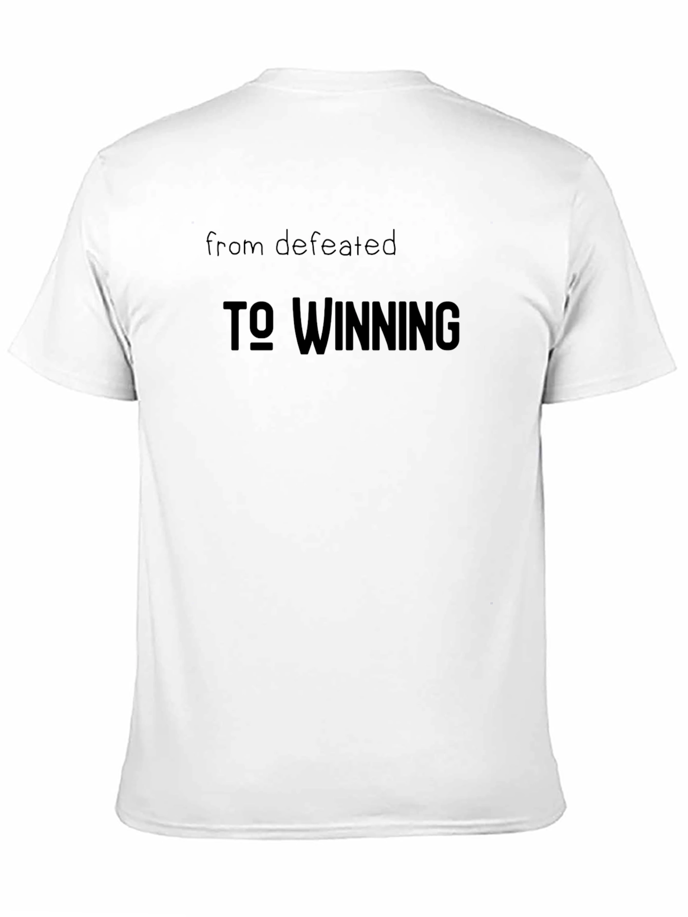 Motivational To Winning Black T-Shirt