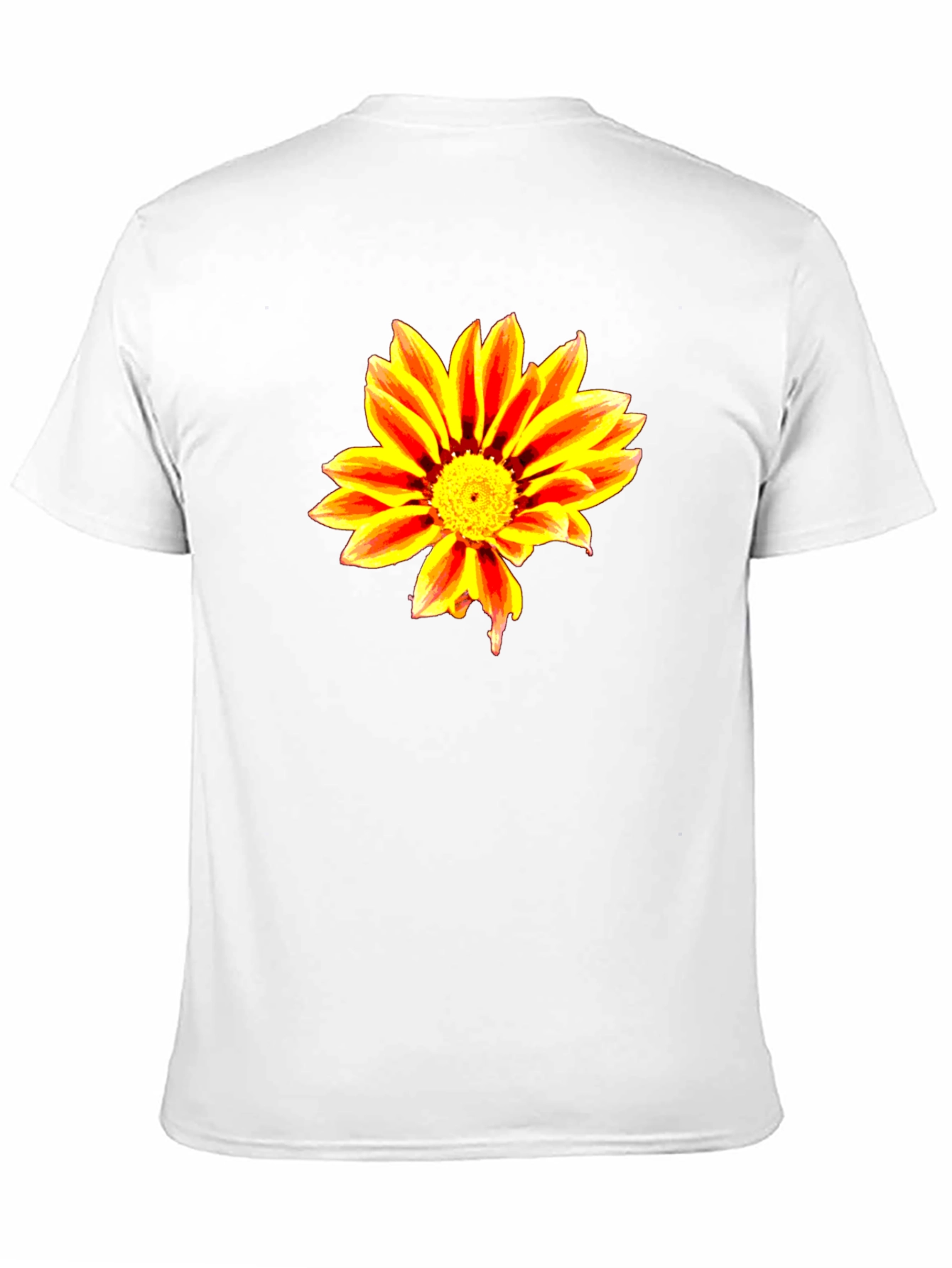 Bold Flower Graphic Black T-Shirt