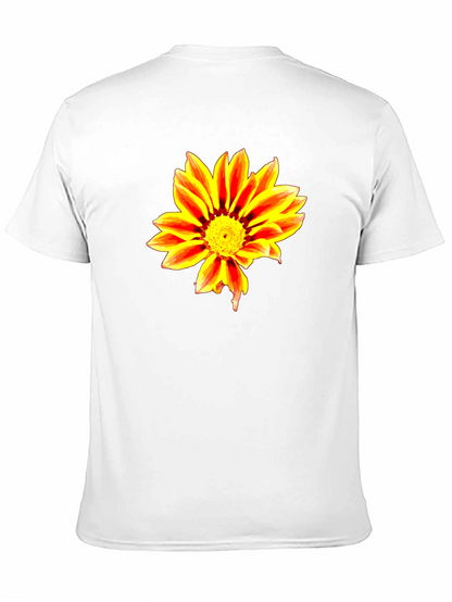 Bold Flower Graphic Black T-Shirt