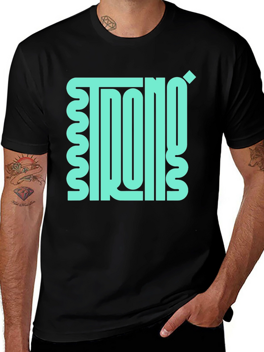 Strong Black Graphic Tee