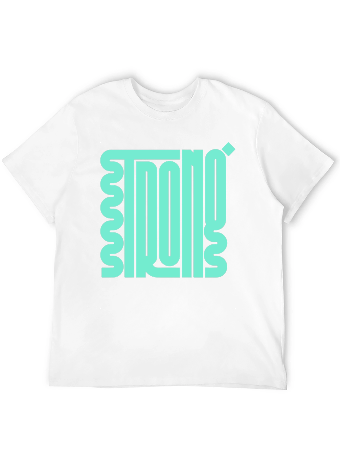 Strong Black Graphic Tee