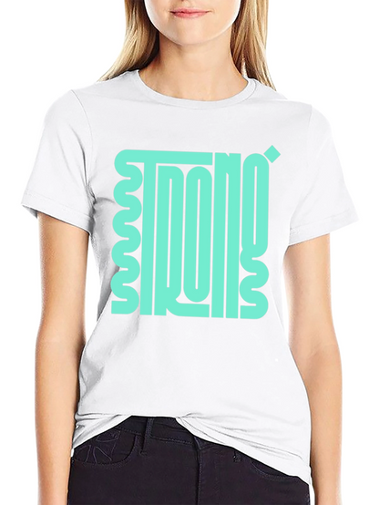 Strong Black Graphic Tee
