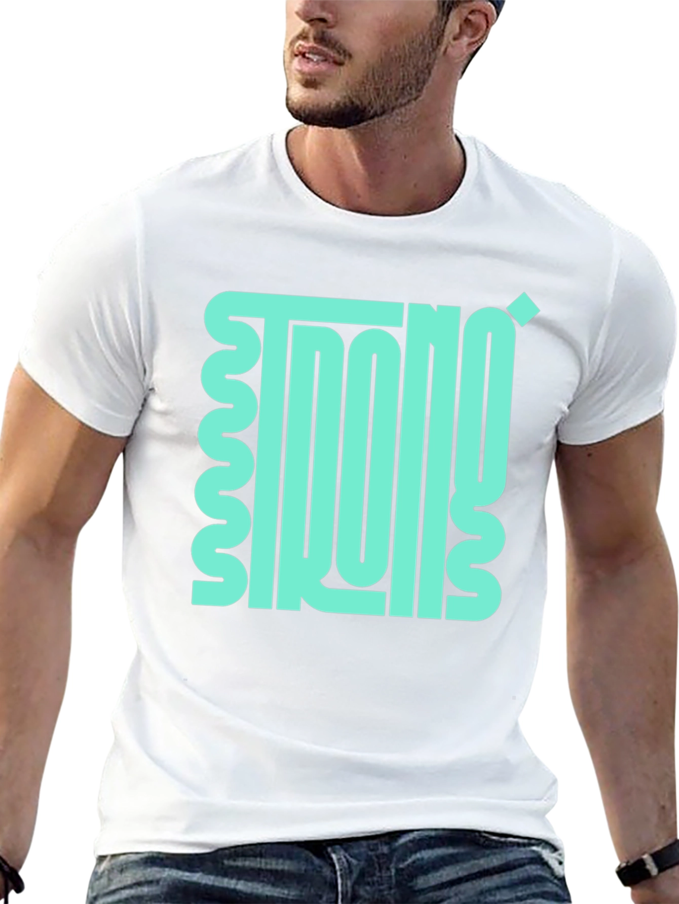 Strong Black Graphic Tee