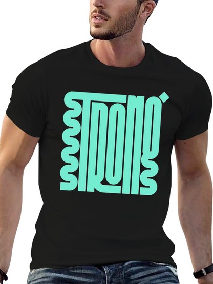 Strong Black Graphic Tee