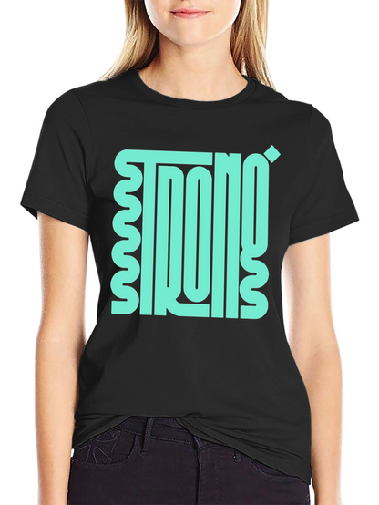 Strong Black Graphic Tee