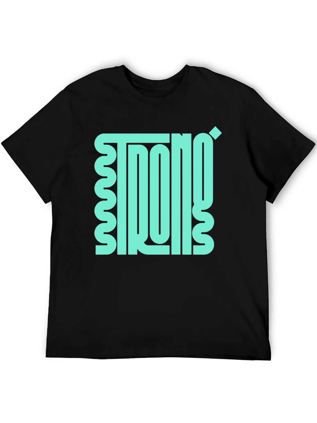 Strong Black Graphic Tee
