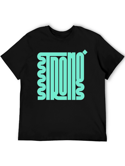 Strong Black Graphic Tee