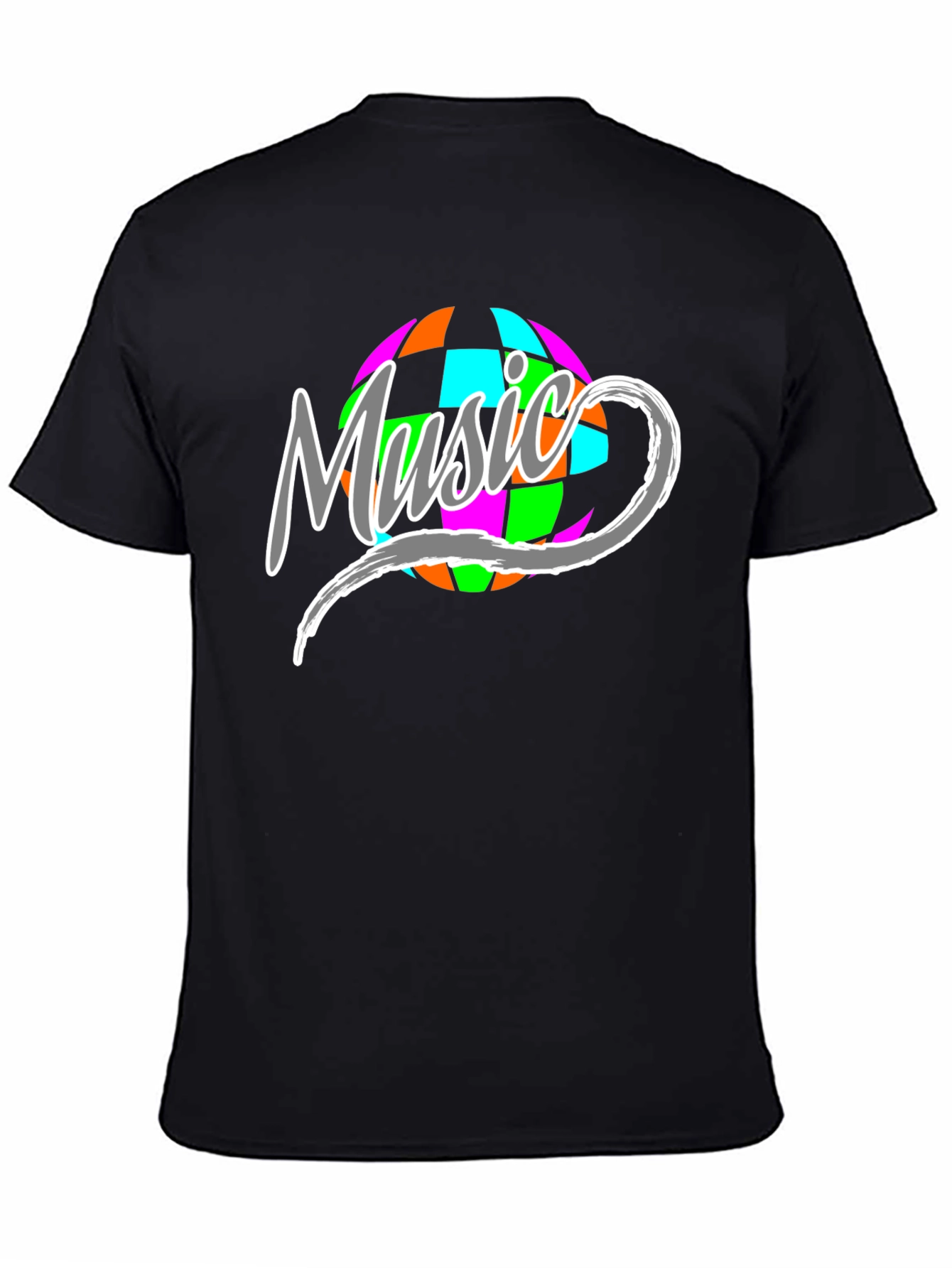 Music Disco Ball Graphic T-Shirt