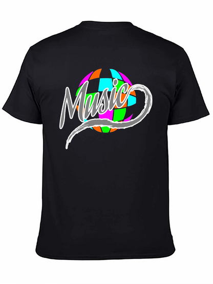 Music Disco Ball Graphic T-Shirt