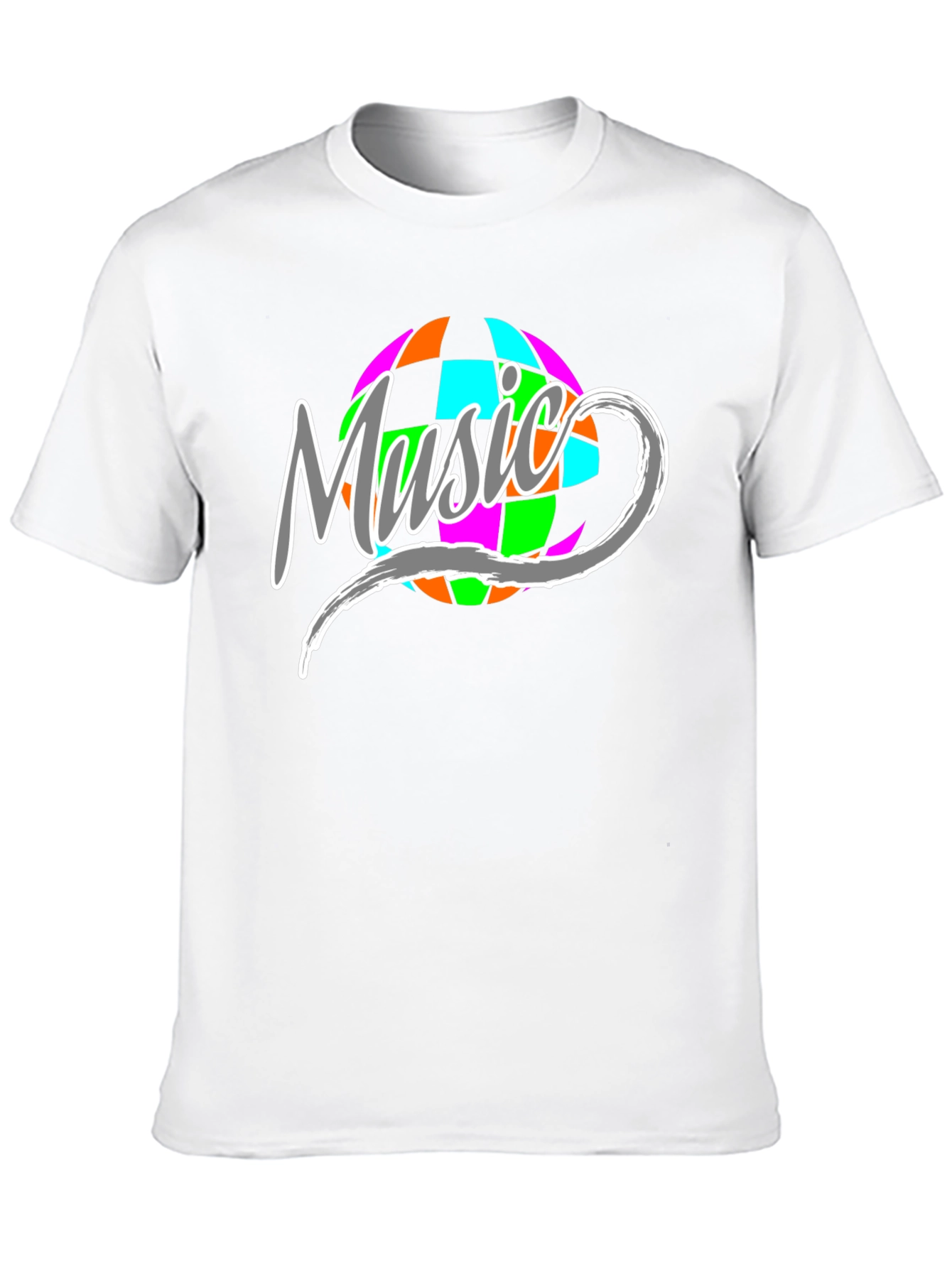 Music Disco Ball Graphic T-Shirt