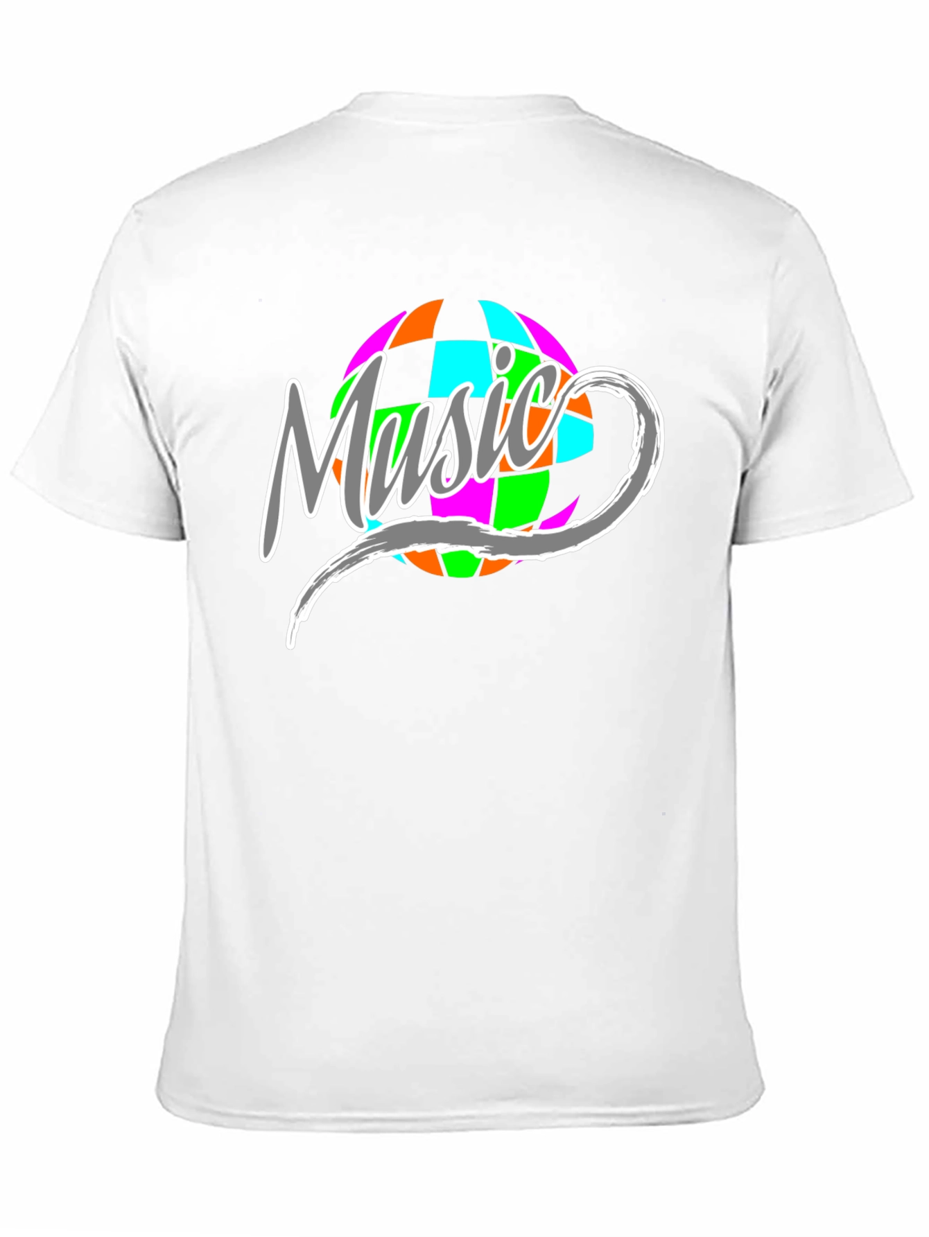 Music Disco Ball Graphic T-Shirt