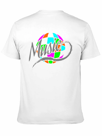 Music Disco Ball Graphic T-Shirt