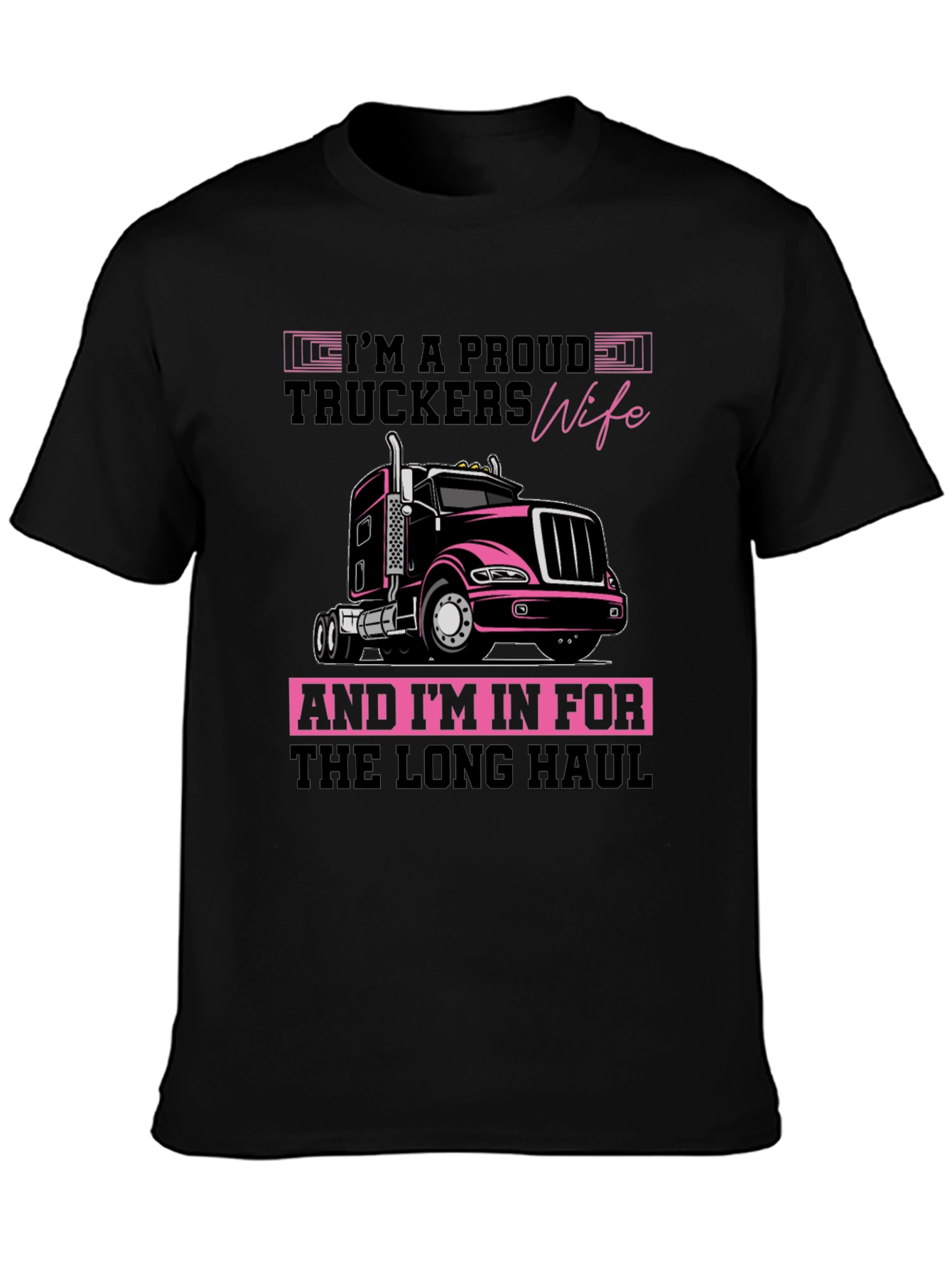 Proud Truckers Wife Graphic Tee