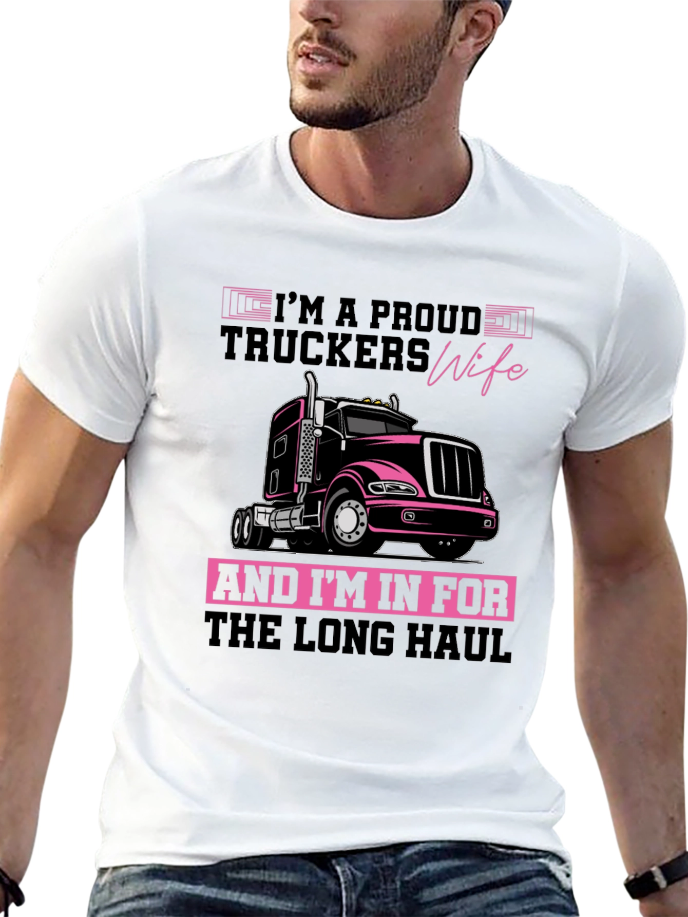 Proud Truckers Wife Graphic Tee