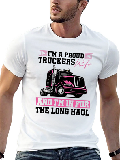 Proud Truckers Wife Graphic Tee