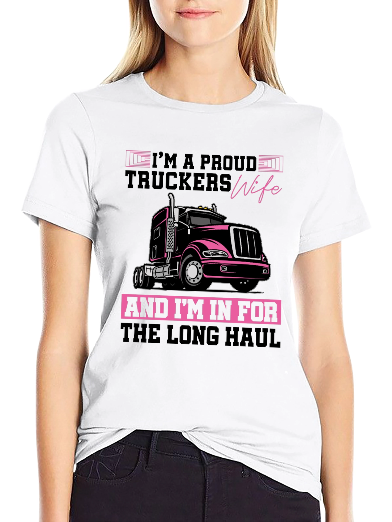 Proud Truckers Wife Graphic Tee
