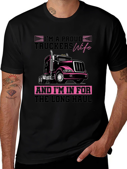 Proud Truckers Wife Graphic Tee