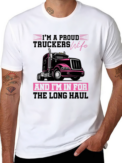 Proud Truckers Wife Graphic Tee