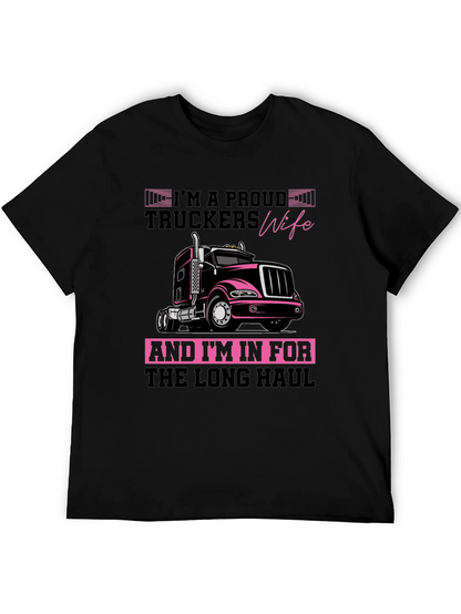 Proud Truckers Wife Graphic Tee