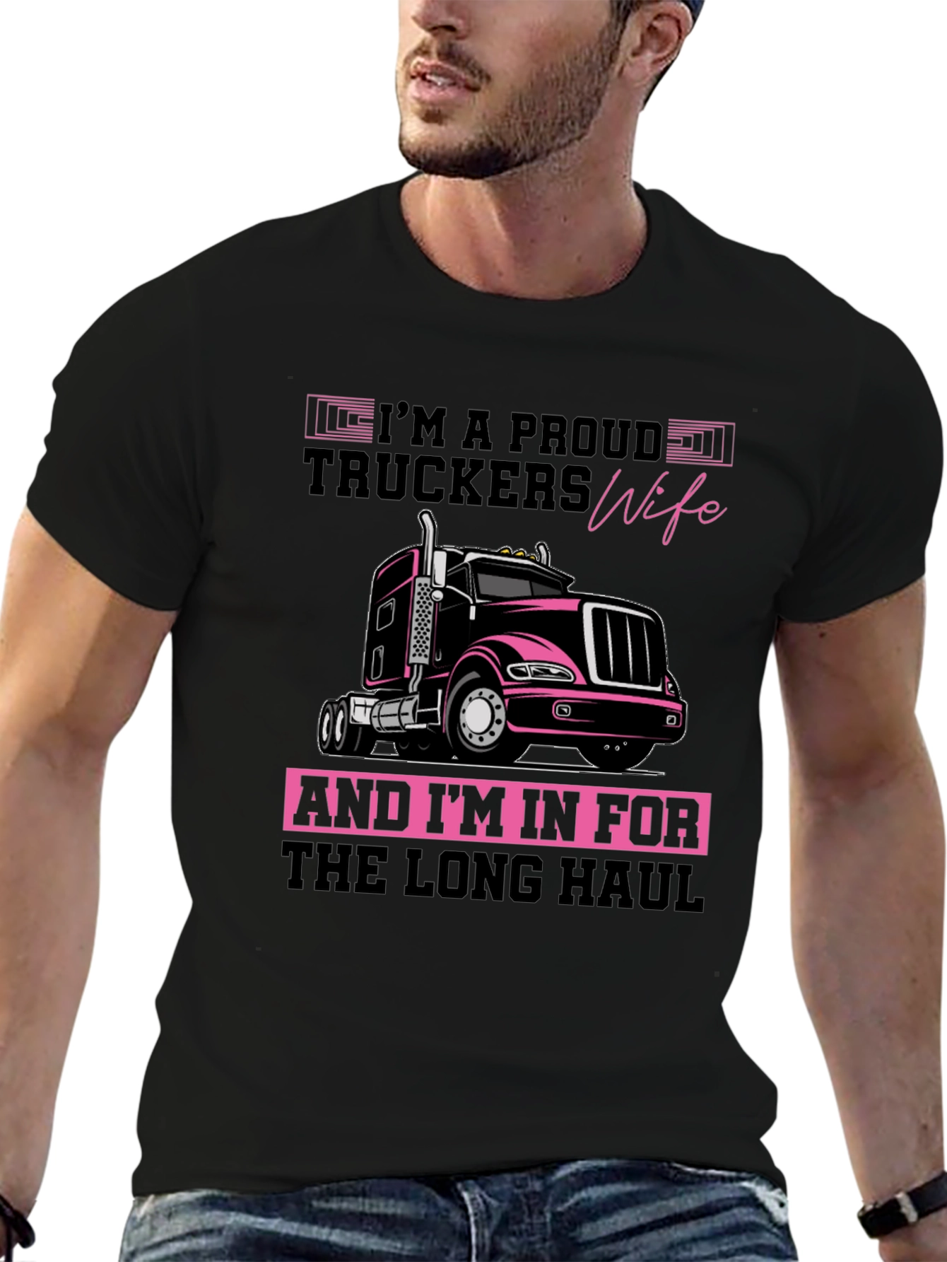 Proud Truckers Wife Graphic Tee