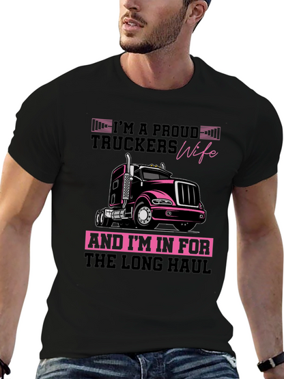 Proud Truckers Wife Graphic Tee