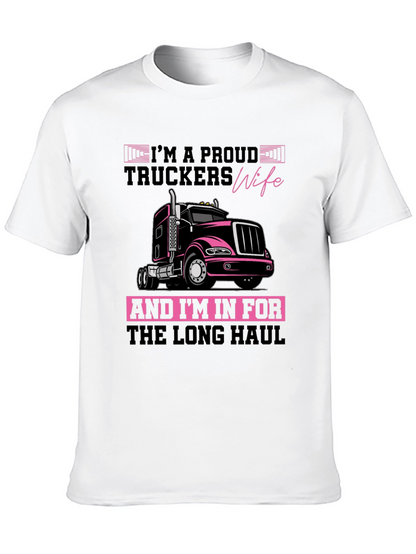 Proud Truckers Wife Graphic Tee